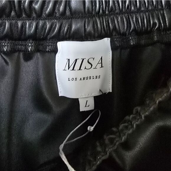 NEW MISA LOS ANGELES Kasta pants in black - size LARGE - Picture 4 of 6